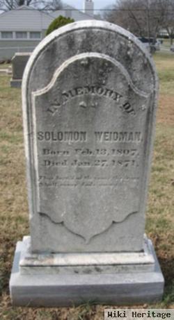 Solomon B Weidman