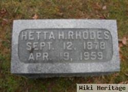 Hetta H. Rhodes Heath