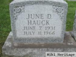 June D Hauck