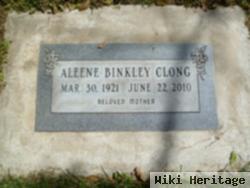 Aleene E. Binkley Clong