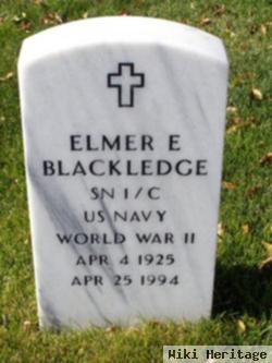 Elmer E Blackledge