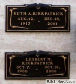 Ruth A Kirkpatrick