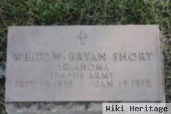 Welton Bryan "shorty" Short