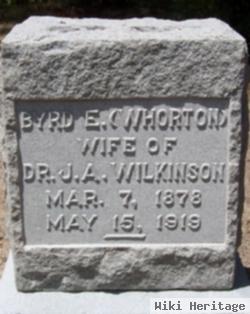 Byrd E Whorton Wilkinson