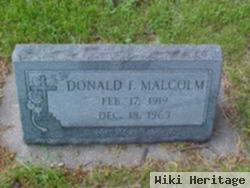 Donald F. Malcolm