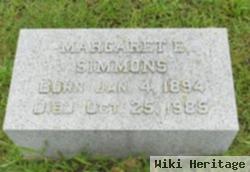 Margaret E Simmons