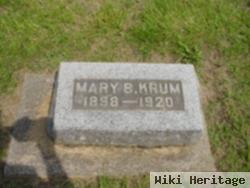 Mary B Krum