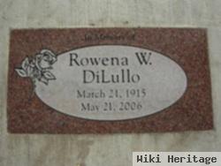 Rowena W Dilullo
