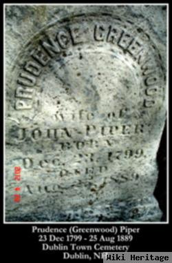 Prudence Greenwood Piper