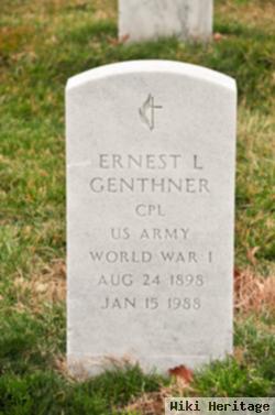 Ernest L Genthner