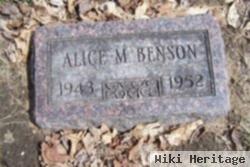 Alice Marie Benson