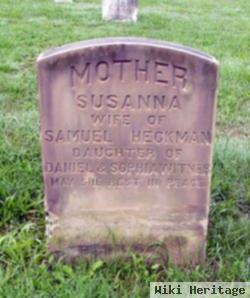 Susanna Witner Heckman