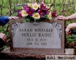 Sarah Whitaker Hollis Rains