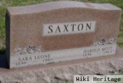 Harold Mott Saxton