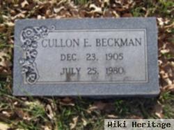 Cullon E Beckman