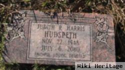 Judith P Harris Hudspeth