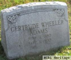 Gertrude Wheeler Adams