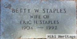 Betty W Staples