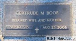 Gertrude M. "gert" Honeycutt Booe