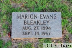 Marion Evans Bleakley