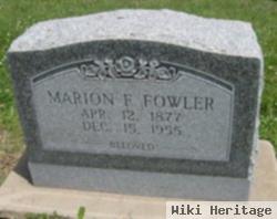 Marion Francis Fowler