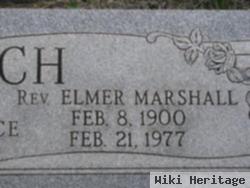 Rev Elmer Marshall Ditch