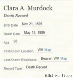 Clara Augusta Keaton Murdock