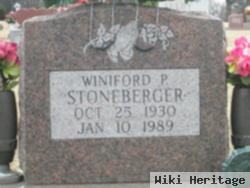 Winiford P Stoneberger