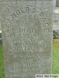 Lora Matilda "matilda" Eggleston Page