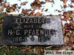 Elizabeth Ann "lizzie" Masters Pfaender