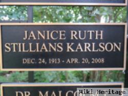 Janice Ruth Stillians Karlson