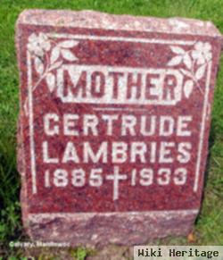 Gertrude C Lallesack Lambries