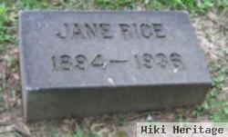 Jane Rice