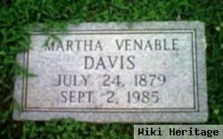 Martha Venable Davis