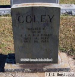 Walter M Coley