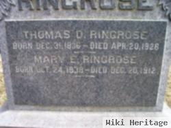 Thomas D Ringrose