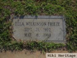 Ella Wilkinson Frieze