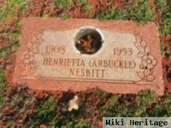 Henrietta Arbuckle Nesbitt