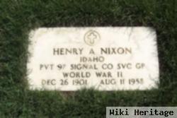 Henry A Nixon