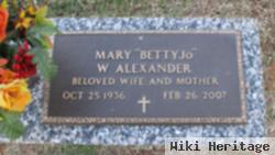 Mary Allen "betty Jo" Watson Alexander