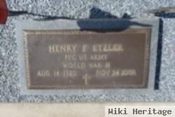 Henry Frank Etzler, Sr