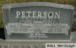 Lynford T "pete" Peterson