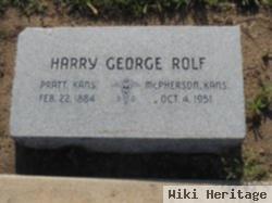 Dr Harry George Rolf