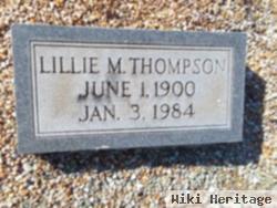 Lillie M Thompson