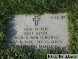 Sgt Paul N Yde