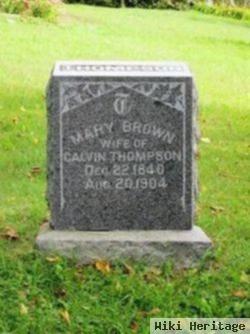 Mary Brown Thompson