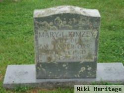 Nancy Louise Kimzey Orr