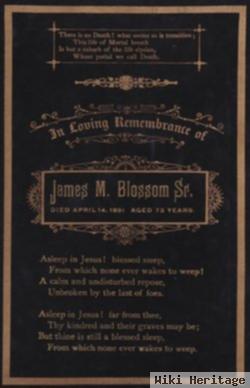 James M. Blossom, Sr