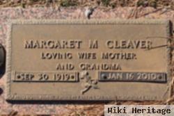 Margaret M Cleaver