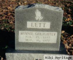 Minnie Evelyn Golightly Lett